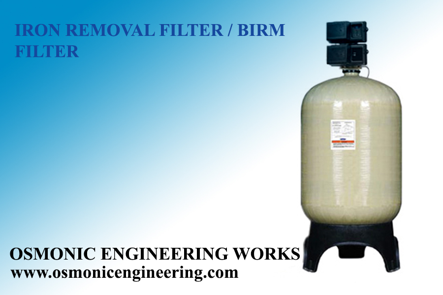 Iron removal water treatment plant