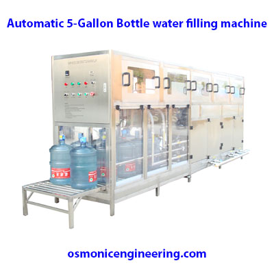 Automatic 5 Gallon bottle water filling line