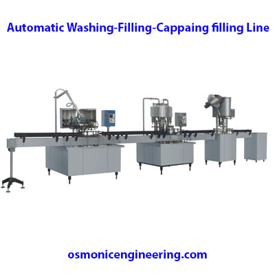 Small bottle water filling line