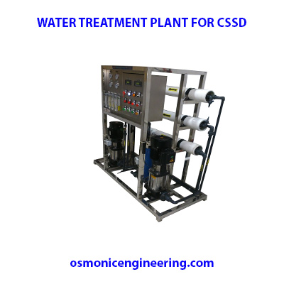 Water treatment plant for CSSD